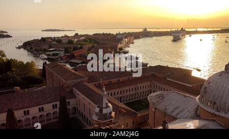Kloster San Giorgio in Venedig, Italien. Stockfoto