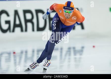 Heerenveen, Niederlande. 10 Jan, 2020. HEERENVEEN Thialf ...