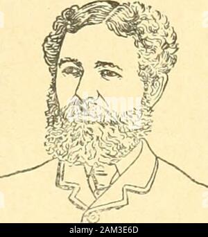 Le quincaillier (Juin 1888 - Aout 1889). Const ructeurs d Appareils Elec - Gießen triques VEclairage desvilles, Dörfer, bauten pu-blics et particidiers, Usines, etc., par le Systeme eine Arc ouincandescence. - AppareilspourVSlectro plastie. Büros ET ATELIERS: Coin de la Rue Albert et de I1 Avenue an der 14. Sept. 1888 - la Sto-Cunegonde.. Voici voire Veritable Sauveur! % Stockfoto