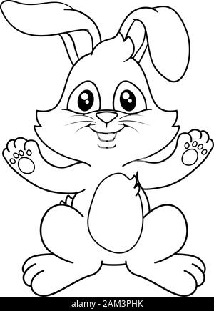 Osterhase Hase Cartoon Stock Vektor