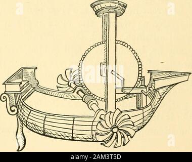 Das Leben, die Zeit und die wissenschaftliche Arbeit der zweiten Marquis von Worcester: Zu denen noch eine Neuauflage seines Jahrhunderts von Erfindungen, 1663, mit einer diesbezüglichen Erläuterungen. Dieser letzte deutlich zeigt die motivepower als eine Mühle; er schlägt in seinem patentspecification: - ein Boot, das roweth, Naht, oder stellt sogar gegen Wind oder Strom, ja, beide, und toany Teil des Kompass, in welche Richtung ihr den Stream runsor Wind weht, Und doch die Kraft des Windes oder streamcauseth seiner Bewegung, nichts erforderlich ist aber ein lenkt - Mensch; und das Boot whilest stayeth orunloaded geladen werden, die zu machen Stockfoto