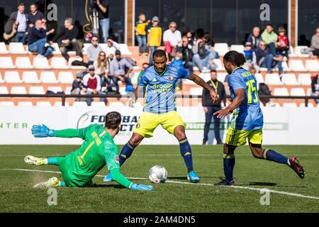 MARBELLA - 11-01-2020. Eredivisie Fußball, Saison 2019-2020. Feyenoord player Luciano Narsign während der Partie Borussia Dortmund - Feyenoord, freundlich in Marbella. Stockfoto