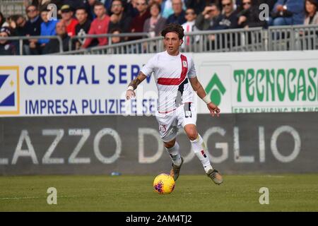 Cagliari, Italien. 11 Jan, 2020. Luca pellegrini von Cagliari Calcio während Cagliari vs AC Mailand - Italienische Fußball Serie A Männer Meisterschaft - Credit: LPS/Luigi Canu/Alamy leben Nachrichten Stockfoto