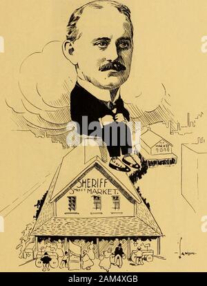 Clevelanders' wie wir sehen 'em;" eine Galerie von Pen Skizzen in Schwarz und Weiß. / ^ WjMt - HOMER McDANIELThe Sheriff Street Market und Lagerung Unternehmen 127 Stockfoto