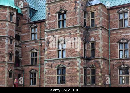 Kopenhagen, Dänemark - 12. September 2019: Rosenborger Burgschluss Stockfoto