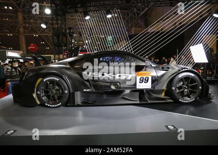 Chiba, Japan. 11 Jan, 2020. Honda NSX-GT auf der Tokyo Auto Salon 2020 in Makuhari Messe International Convention Complex. Tokyo Auto Salon ist ein Automobil Ausstellung ihre neuesten technologischen Lösungen und Produkte für Autos zur Schau stellen. Die Messe läuft vom 10. Januar bis 12. Credit: Rodrigo Reyes Marin/ZUMA Draht/Alamy leben Nachrichten Stockfoto