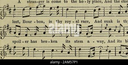 [A composite Musik Band: mit musikalischen Wunder Davidson 84 Duette für einen Groschen für die Violine, Flöte, Akkordeon, oder irgendwelche Höhen Instrument angepasst, und Davidson's musikalische Wunder hundert und fünfzig Scotch Songs für einen Groschen]. Abschleppen. Die müden pund, &c. HES, HES, Weit weg, weit weg. Auf die gleiche Melodie, die Poesie von Frau Jäger. Ach! Ich schaue, und vergeblich suchen, und hören Sie jeden Sound; - Die freudlose Sonne sinkt wieder, und so die Tage Runde gehen. Hes weit entfernt, &c. Die schweren Wolken der Traurigkeit geflohen, wie hell die Sonne scheint. Aber freudlos wir * - die Balken, die er gesehen schwach thr vergossen Stockfoto