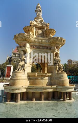 Flora-Brunnen in Hutatma Chowk in Mumbai. Indien Stockfoto