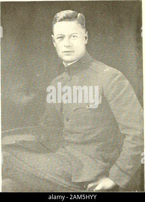 'C' Batterie Buch, 306 FA., 77th Div., 1917-1919. Ix. Leutnant Philip Gu! Salfza Stockfoto