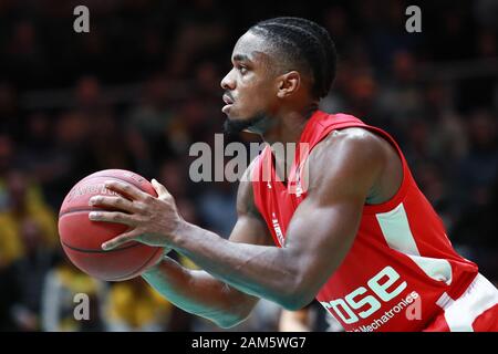 Braunschweig, 14. Dezember 2019: Retin Obasohan von Brose Bamberg im Einsatz beim BBL-Pokal-Spiel Stockfoto