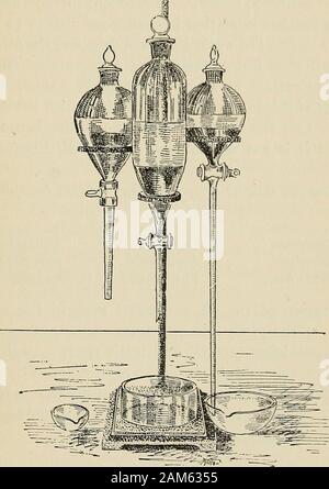 Labor Handbuch für den Nachweis von Giften und leistungsstarke drugsAuthorized Übersetzung der komplett Rev 4. Deutschen Hrsg.. Abb. 10.-^ Liebig Con-dichter als Reflux Kühler. Nicht-flüchtige GIFTE J9 solche Fälle dem oben skizzierten Verfahren oft considerablyshortened werden. Das material Ansäuern mit wässrigen Weinsäure acidsolution, wenn notwendig, und in einer Petrischale auf dem vorgeschriebenen verdunsten. Die Behandlung der Rückstände gründlich mit absoluten alcoholand fdter. Das Filtrat auf dem Wasser verdunsten - Badewanne anddissolve der Rückstand in lauwarmem Wasser. Filter diese Lösung, Beibedarf, und dann prüfen, nach Stockfoto