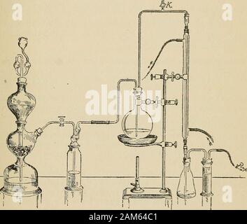 Labor Handbuch für den Nachweis von Giften und leistungsstarke drugsAuthorized Übersetzung der komplett Rev 4. Deutschen Hrsg.. est ist auch phosphoratedoils apphcable zu, obwohl das Öl nur 0,0002 Gramm ofphosphorus in 100 Gramm enthalten kann. Aber Phosphoreszenz wird notappear, wenn Luft in das Rohr von Zeit zu Zeit zugelassen ist. Phosphor in der Öle nicht ermittelt werden quantitativ durch Destillation, für nicht mehr als 36 bis 41 Prozent, von ^ W. Straub, Miinchener medizinische Wochenschrift 50,1145; Archiv derPharmazie 241, 335 (1903); und Zeitschrift fiir anorganische Chemie 35, 4. Stockfoto