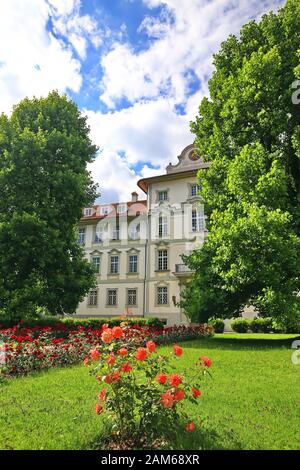 Schloss Bad Würzach in Bad Würzach ist eine Stadt in Bayern mit vielen historischen Sehenswürdigkeiten Stockfoto