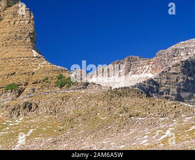 Triple divide Pass im Glacier National Park, Montana Stockfoto