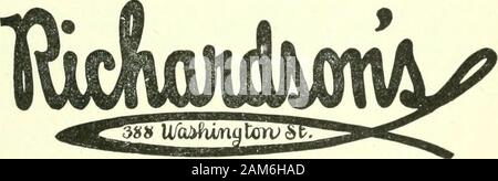 Diese Woche in Boston. äh importuned zu kaufen. Beim Kauf von Pelzen ist es notwendig, absolutes Vertrauen in das Haus, das Sie vom Kauf haben. Der Ruf der Halle & Hancock Co.,420 Washington St., begeistert gerade dieses Vertrauen beim yourselections, aus Ihrer sehr umfassenden Bestand an zuverlässige pelze, DIESE WOCHE IN BOSTON 9 Montag, FEB. 10-Con. Konzerte Kammer scries im Hotel Somerset, afternoonLongy Club, im Potter Hall, Abend. Erwägungsgründe Johannes Hermann auf der Orgel laut, in der First Baptist Church, Newton Centre, 8 s. ni. THEATER ÄNDERUNGEN BOSTON - Rosedale. Kolonial - BrClusters Millionen: Globus - Wi Stockfoto