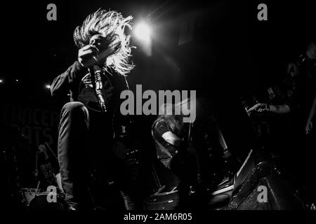 Krebs Fledermäuse - Newcastle O2 Academy Januar 2016 Stockfoto