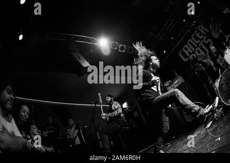 Krebs Fledermäuse - Newcastle O2 Academy Januar 2016 Stockfoto