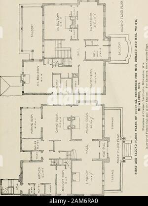 Cyclopedia von Architektur, Tischlerei und Gebäude: Ein allgemeines Nachschlagewerk. Stockfoto