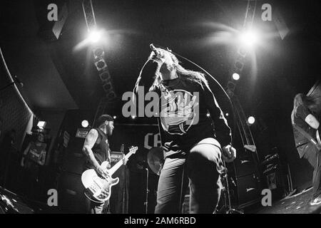 Krebs Fledermäuse - Newcastle O2 Academy Januar 2016 Stockfoto