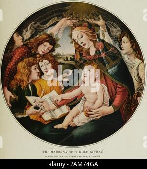 Die katholische Enzyklopädie (Band 2); eine internationale Arbeit der Verweis auf die Verfassung, der Lehre, der Disziplin und der Geschichte der Katholischen Kirche. s Als in der unaffectedsimphcity der Pose und Komposition. Zwei dieser Bilder, kreisförmig in Form (sogenannte Tondo, Rund) sind sehr bekannt geworden. Beide sind in Florenz: das eine ist das Magnificat, und in der anderen die Childis Holding ein Granatapfel. Eine kreisförmige Leinwand atBerUn, zeigt die Madonna von Engel Kerzen tragen thront andsurrounded ist Charakter - durch tiefen religiösen Gefühl. Eine Reihe von smallpictures der Madonna erinnern Fra Fihp Stockfoto