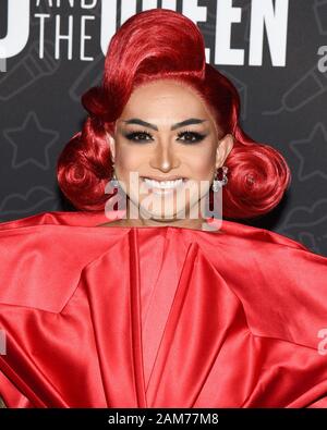 10. Januar 2020 - Beverly Hills, Kalifornien - Ongina. Von Netflix 'AJ und die Königin' Saison 1 Premiere auf der Egyptian Theatre in Hollywood. Photo Credit: Billy Bennight/AdMedia/MediaPunch Stockfoto