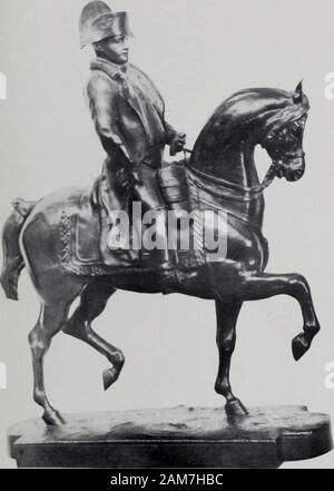 Bebilderte Katalog der Kunstschätze der bekannte Kenner gesammelt, der späte Cyrus JLawrence, Esq., New York. Und lange chainabout tlie Taille, zeigen die Wiederbelebung einer veralteten Stil. Die horsewith diminutive Kopf und der Sattel sind auch im alten Stil. Theplacidity der Dame, ihre Luft der stattlichen Größe und generalappearance der guten Form, muss diese statuette attraktive zu der Klasse der Käufer dem Barye, bitte hatte, Thosewho gejagt und ritt und mochte Bronzen von Rotwild, Hunden und Pferden gemacht haben. Barye, unterzeichnet. Höhe, Zoll ist; Länge, 13% Indies.. 362 361 - (87) Paar griechische Candelab Stockfoto