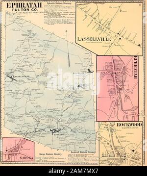 Atlas von Montgomery und Fulton County, New York: aus aktuellen Umfragen. #1; Stockfoto