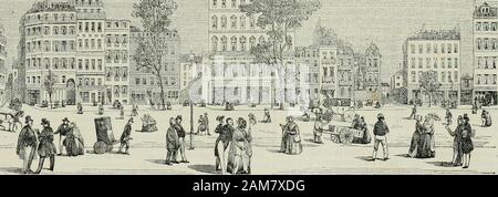 L'Illustration: Journal universel. (Bue Neuve-Saint-Gillej.) (Victor Hugo) (Rue De Harlay. j BOULEVARD DES FILLES DU CALVAIRE. (Rue Saint-Claude.) Stockfoto