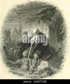 Eine Galerie der berühmte englische und amerikanische Dichter. f Luft. - Kommt eine leise Stimme - noch ein paar Tage, und Dir die alle - sah die Sonne soll nicht mehr in allen seinen Kurs, auch nicht in den kalten Boden, wo Dein blassen Form gelegt wurde, mit vielen Tränen, noch in die Umarmung der Ozean, besteht dein Bild. Die Erde, die dich genährt, beanspruchen, Dein Wachstum, wieder auf die Erde gelöst werden. Und jede menschliche Spur verloren, bis sich Deine individuellen Wesens, wirst du für immer gehen mit den Elementen zu mischen. Ein Bruder der Meinung rock. Und auf die verhaltene clod, die den unhöflichen Swain dreht sich mit seinen sliare, und Stockfoto