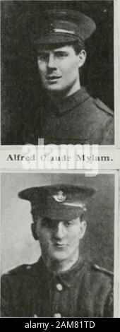 Die Rolle von honorA biographischen Aufzeichnung aller Mitglieder seiner Marine- und militärischen Kräfte seiner Majestät, die im Krieg gefallen sind. George Maurice Myers.. Walter Nairn. 266 Die Rolle der Ehre MERCER - NAIRNE * LORD CHARLES GEORGE FRANCIS, t V.O. ehemals Fitzniaurin-, ofAldit, CO.lviHro&gt;s, Major, Stockfoto