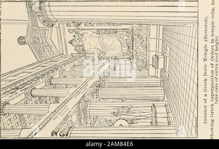 Cyclopedia von Architektur, Tischlerei und Gebäude: Ein allgemeines Nachschlagewerk. Stockfoto