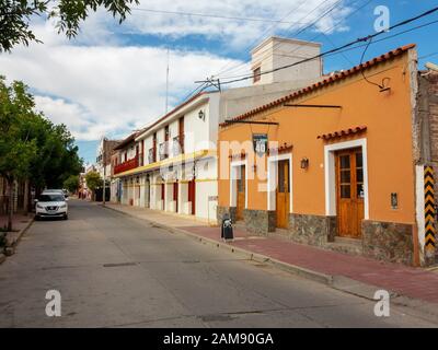 Straßenszene in Cafayate, Argentinien Stockfoto