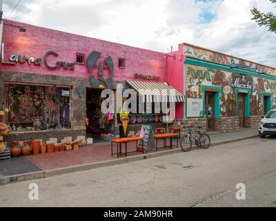 Straßenszene in Cafayate, Argentinien Stockfoto