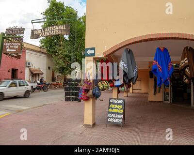 Straßenszene in Cafayate, Argentinien Stockfoto