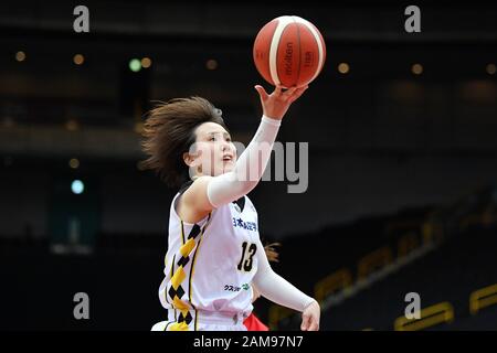 Saitama, Japan. Kredit: Matsuo. Januar 2020. Manami Wakahara ( ) Basketball: Das 86. Empress Cup All Japan Damen Basketball Championship Viertelfinalspiel zwischen Yamanashi Queenbees-Denso Iris in der Saitama Super Arena in Saitama, Japan. Gutschrift: Matsuo .K/AFLO SPORT/Alamy Live News Stockfoto