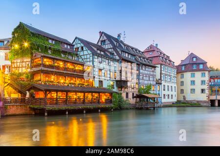 Petite France in Straßburg, Frankreich Stockfoto