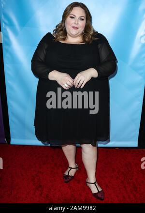 Pasadena, Vereinigte Staaten. Januar 2020. Pasadena, LOS ANGELES, KALIFORNIEN, USA - 11. JANUAR: Chrissy Metze kommt zur NBCUniversal Winter-TCA-Pressetour 2020, die am 11. Januar 2020 im Langham Huntington Hotel in Pasadena, Los Angeles, Kalifornien, USA stattfindet. (Foto von Xavier Collin/Image Press Agency) Credit: Image Press Agency/Alamy Live News Stockfoto
