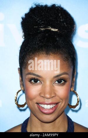 Pasadena, Vereinigte Staaten. Januar 2020. Pasadena, LOS ANGELES, KALIFORNIEN, USA - 11. JANUAR: Susan Kelechi Watson kommt zur NBCUniversal Winter-TCA-Pressetour 2020 im Langham Huntington Hotel am 11. Januar 2020 in Pasadena, Los Angeles, Kalifornien, USA. (Foto von Xavier Collin/Image Press Agency) Credit: Image Press Agency/Alamy Live News Stockfoto