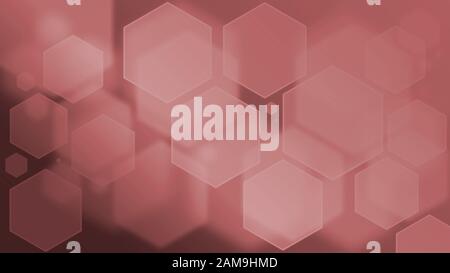 Roter Bokeh-Effekt-Hintergrund. Schöne Boke-Illustration Stockfoto