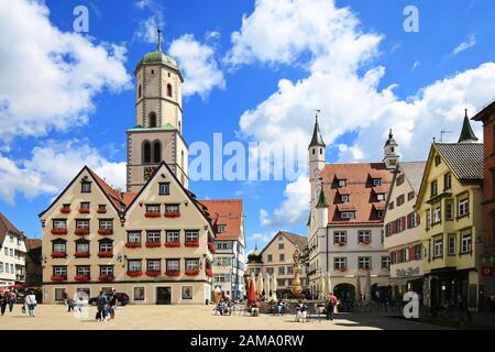 Biberach an der Riß Deutschland - 08 11 2016: Biberach an der Riß ist eine Stadt Deutschland mit vielen historischen Sehenswürdigkeiten Stockfoto