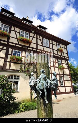 Biberach an der Riß Deutschland - 08 11 2016: Biberach an der Riß ist eine Stadt Deutschland mit vielen historischen Sehenswürdigkeiten Stockfoto