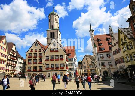 Biberach an der Riß Deutschland - 08 11 2016: Biberach an der Riß ist eine Stadt Deutschland mit vielen historischen Sehenswürdigkeiten Stockfoto