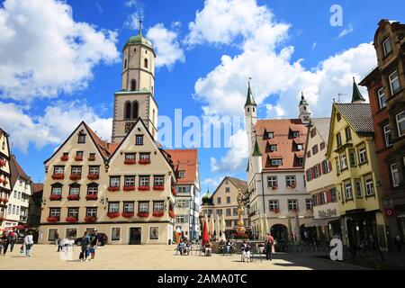 Biberach an der Riß Deutschland - 08 11 2016: Biberach an der Riß ist eine Stadt Deutschland mit vielen historischen Sehenswürdigkeiten Stockfoto