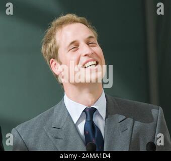 HRH Prince William eröffnet 2009 offiziell das 78 Millionen Pfund schwere Darwin Center im Natural History Museum, London. Stockfoto