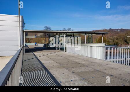 Essen - Nähe Baldeney Barrage am Baldeney See, Nordrhein-Westfalen, Deutschland, Essen, 23.02.2019 Stockfoto