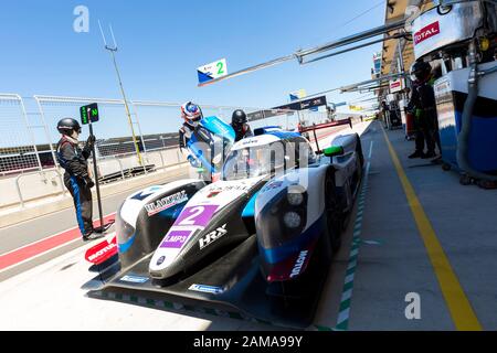 Tailem Bend, Australien. Januar 2020 The Bend Motosport Park, Tailem Bend, South Australia, Australien; Asian Le Mans, 4 Stunden Bend, Race Day; The Number 2 Nielsen Racing LMP3 Driven by Tony Wells, Colin Noble wechselt Fahrer während des Rennens - Editorial Use Credit: Action Plus Sports Images/Alamy Live News Stockfoto