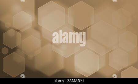 Abstrakter Hintergrund mit geometrischem Bokeh-Effekt Stockfoto