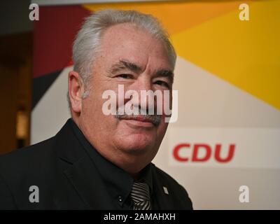 Bitburg, Deutschland. Januar 2020. Michael Billen, CDU-Landtagsabgeordneter und Kreisvorsitzender der CDU Bitburg Prüm, hat beim Neujahrsempfang des CDU-Kreisverbandes Bitburg-Prüm seinen Rücktritt aus der Landtagsfraktion angekündigt. Credit: Harald Tittel / dpa / Alamy Live News Stockfoto