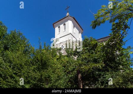 Nessebar, BULGARIEN - 12. AUGUST 2018: Kirche der Dormition von Theotokos in der Stadt Nessebar, Region Burgas, Bulgarien Stockfoto