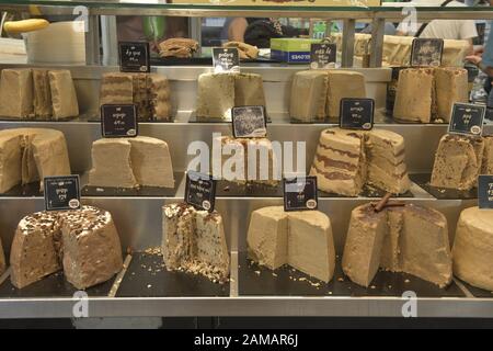 Halva, Carmel Markt, Tel Aviv, Israel Stockfoto